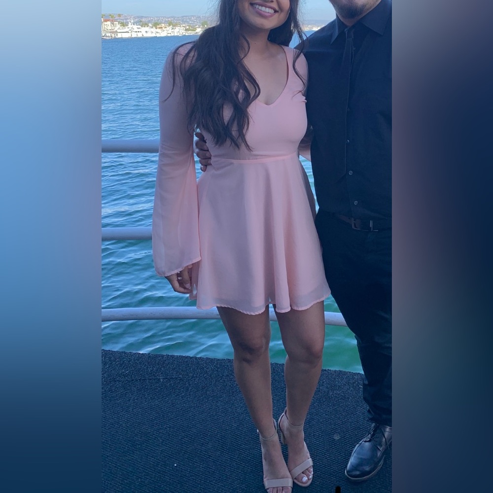 TOBI Pastel Pink Mini Dress - Wedding Guest